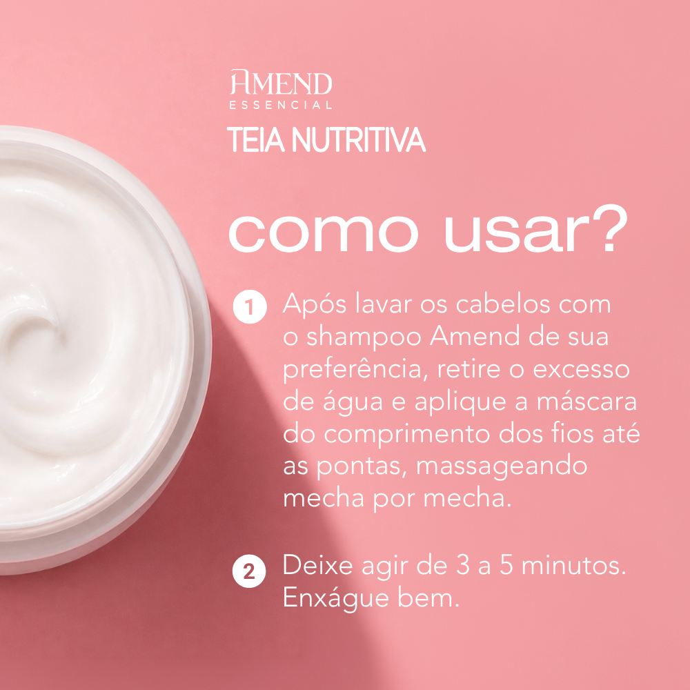 M&aacute;scara Antirressecamento Efeito Teia Amend Essencial Teia Nutritiva image number 2